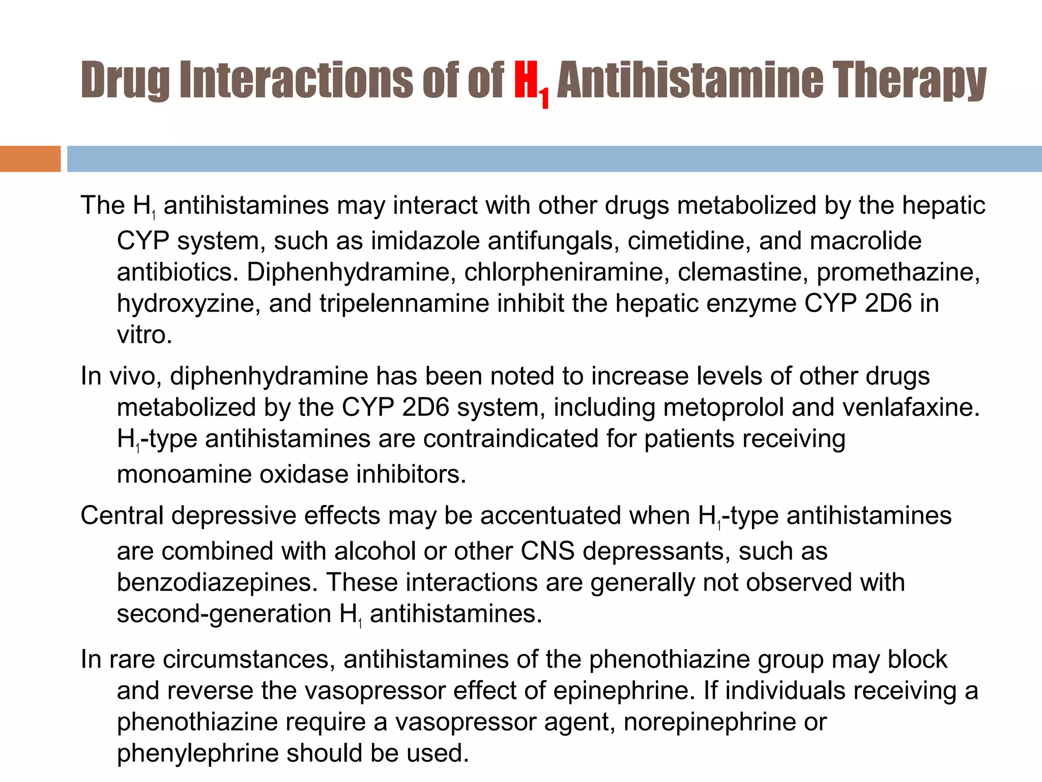 Gallery Detail: Antihistamine Presentation