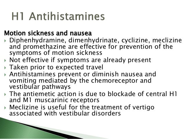 antihistamines-pharmacology