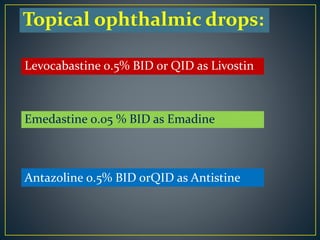 Antihistamines & antiallergics | PPTX