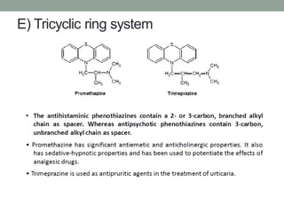 E) Tricyclic ring system
 