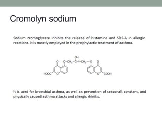 Cromolyn sodium
 
