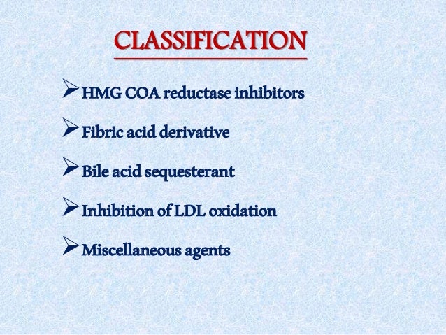 what class of antihyperlipidemic medication is pravastatin