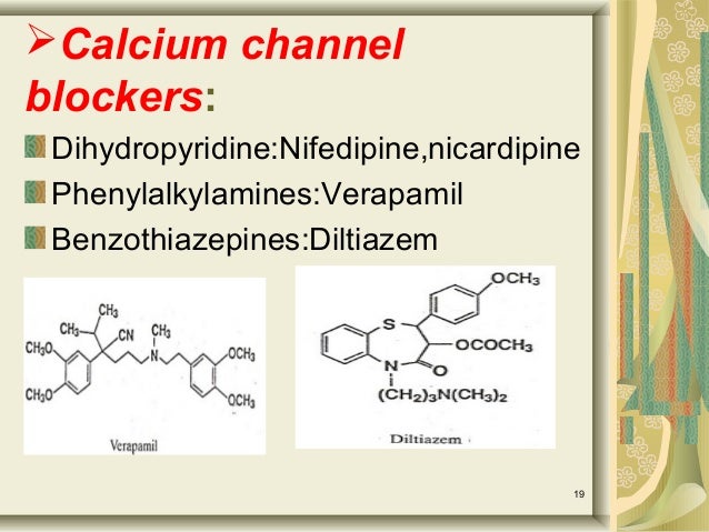 Antihypertensive drugs