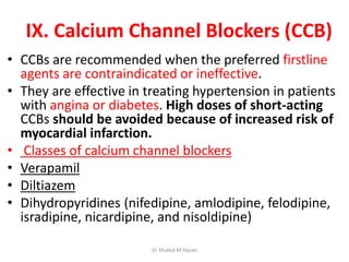 Antihypertensive drugs | PDF
