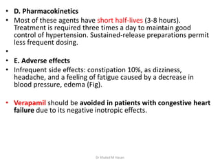 • D. Pharmacokinetics
• Most of these agents have short half-lives (3-8 hours).
Treatment is required three times a day to...
