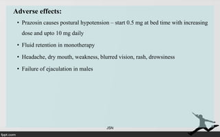 Prozosin Rash Anti hypertensive drugs | PDF