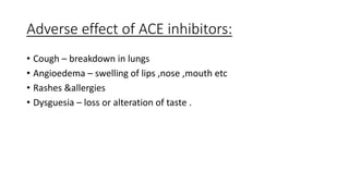 Anti hypertensive drugs Biomedical science slideshare | PPTX