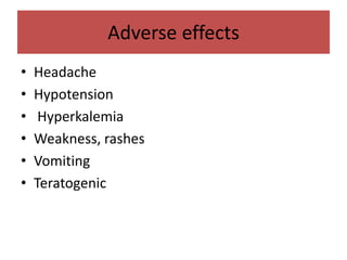 Side effects of antihypertensive drugs discount