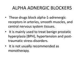Anti hypertensive drugs nikhil | PDF