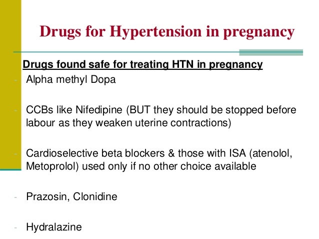 Procardia Safe In Pregnancy