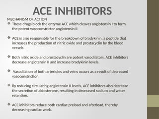 anti hypertensives classification and how to use | PPTX