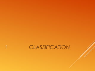  CLASSIFICATION
 