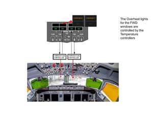 The Overheat lights
for the FWD
windows are
controlled by the
Temperature
controllers

 