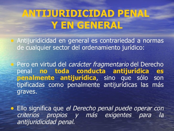Antijuridicidad