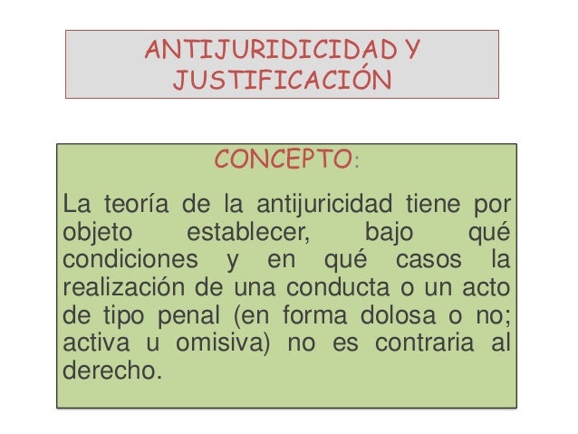 Antijuridicidad