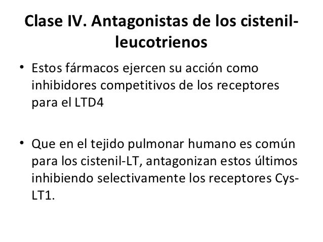 Antileucotrienos
