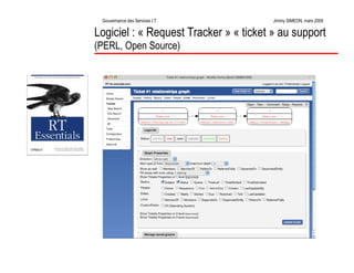 La Gouvernance des Services Informatiques