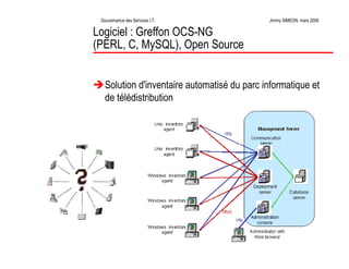 La Gouvernance des Services Informatiques