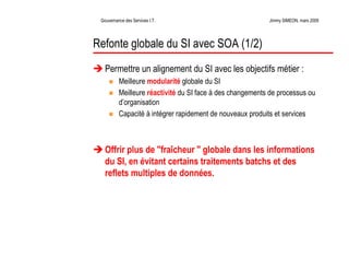 La Gouvernance des Services Informatiques