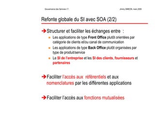 La Gouvernance des Services Informatiques