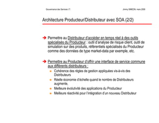 La Gouvernance des Services Informatiques