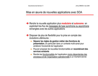 La Gouvernance des Services Informatiques