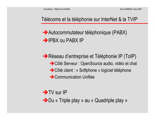 Télécoms et innovations InterNet