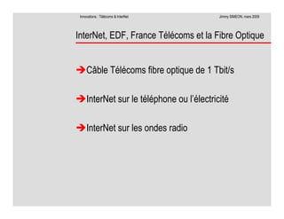 Télécoms et innovations InterNet