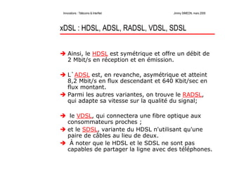 Télécoms et innovations InterNet