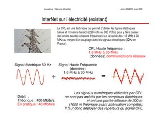Télécoms et innovations InterNet