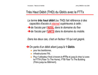 Télécoms et innovations InterNet