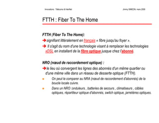 Télécoms et innovations InterNet