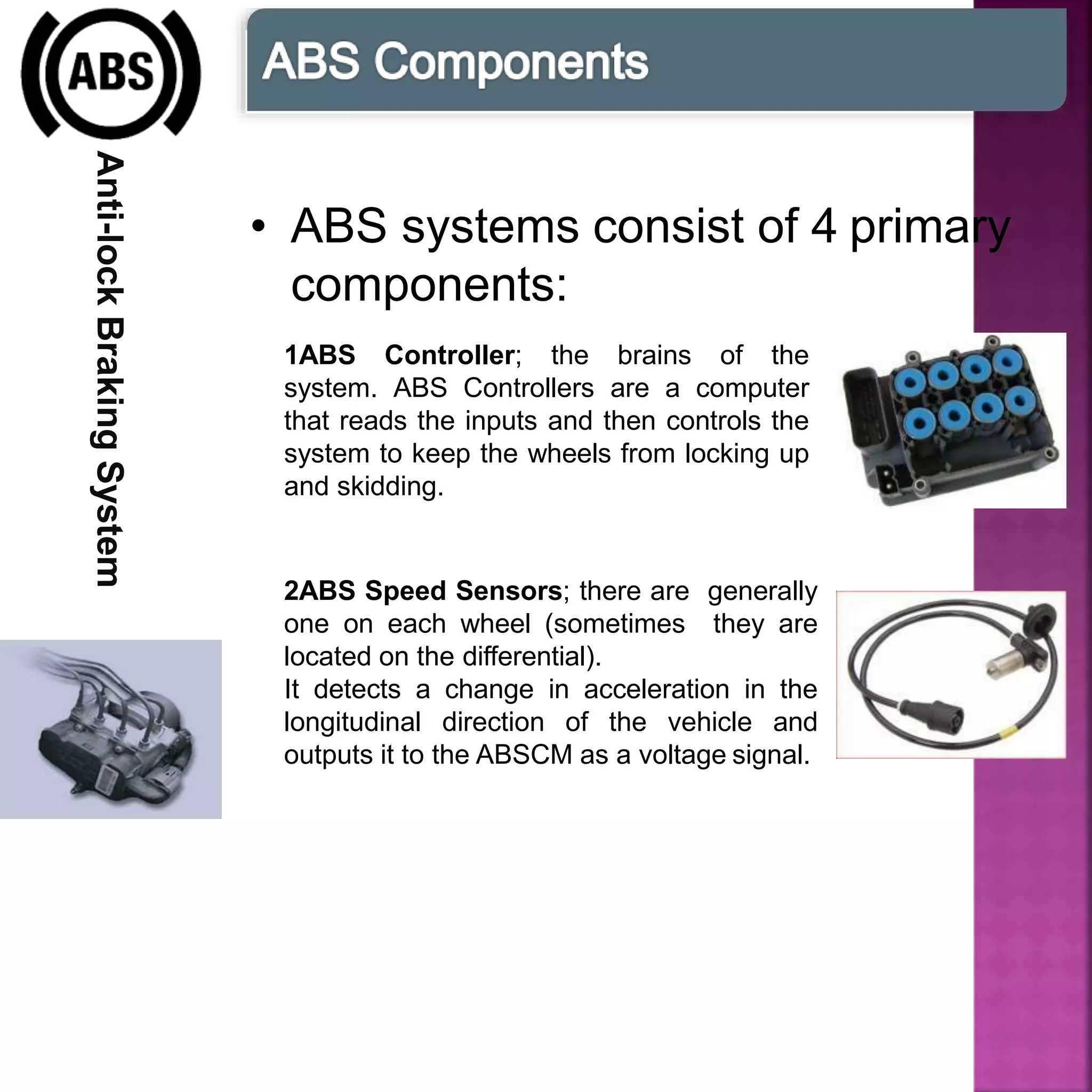 Antilock braking system (abs) | PPTX