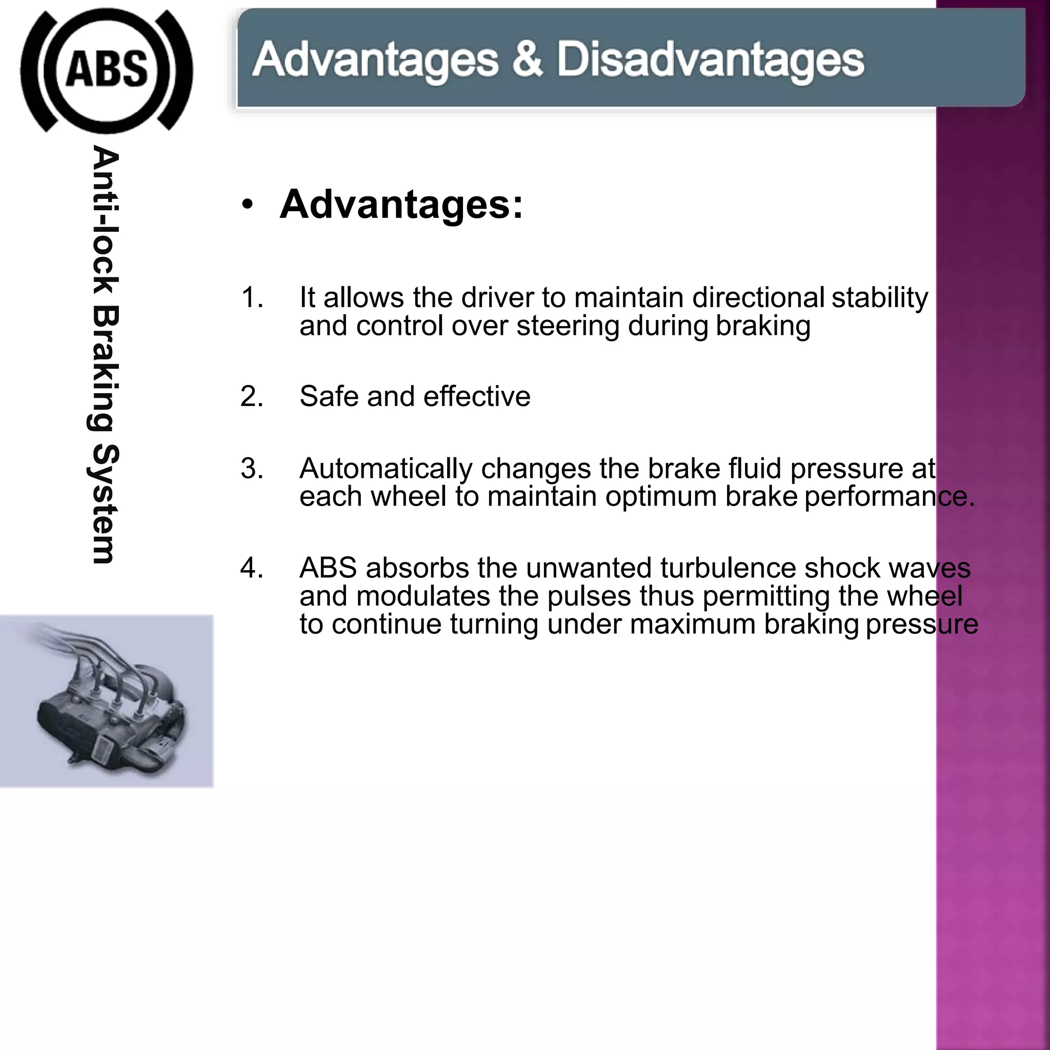Curated visual reference: Gallery Detail: Antilock Braking System Abs