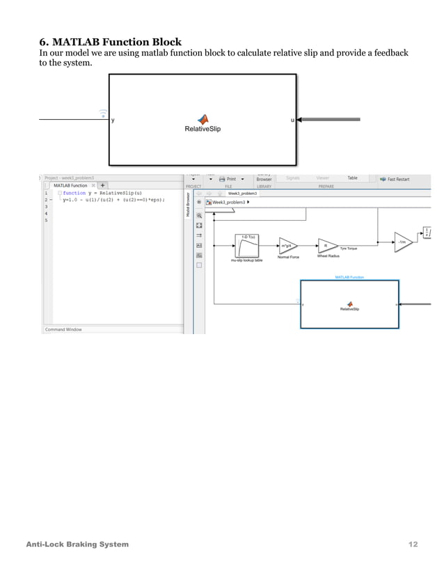 Anti lock braking (ABS) Model based Design in MATLABSimulink PDF