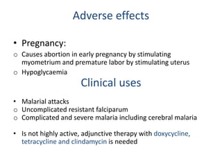Adverse effects
• Pregnancy:
o Causes abortion in early pregnancy by stimulating
myometrium and premature labor by stimula...