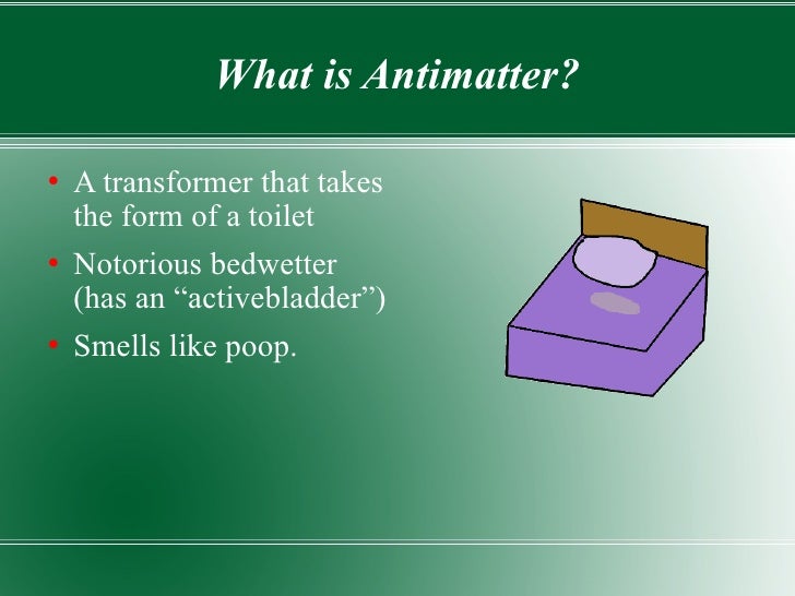 What is antimatter for dummies image