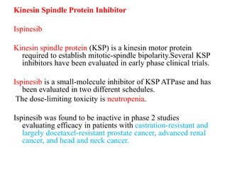 Ksp Inhibitor Antimicrotubules kiran | PPTX