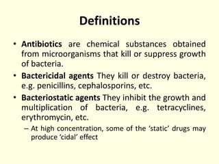 Antimicrobial in dentistry practice - dental pharmacology | PPTX