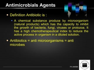 Antimicrobial agent