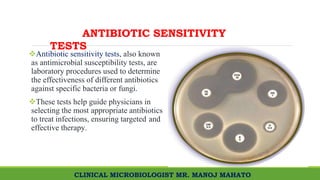Antimicrobial agent.pptx Manoj Mahato Micro | PPT