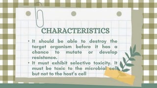 CHARACTERISTICS
•
•
 