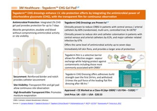 Cethergo Innovative Technologies for Antimicrobial Dressings at Catheter Site | PDF