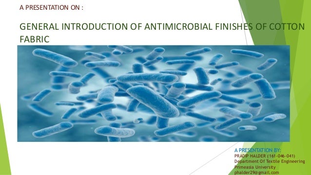 General Introduction Of Antimicrobial Finishes Of Cotton Fabric