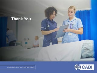 COMPLIMENTARY TEACHING MATERIALS
Thank You
 