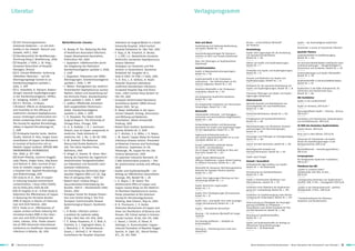 Literatur                                                                                                                           Verlagsprogramm




• [1] GSF-Forschungszentrum:                 Weiterführende Literatur                    Infections on Surgical Wards in a Dutch    Dach und Wand                                   Bronze – unverzichtbarer Werkstoff                Kupfer – der Nachhaltigkeit verpflichtet
                                                                                                                                                                                    der Moderne                                       ..........
  Gestresste Bakterien – zu viel Anti-                                                   University Hospital. Infect Control        Dachdeckung und Außenwandbekleidung
                                                                                                                                    mit Kupfer; Bestell-Nr. i. 30                                                                     Doorknobs: a source of nosocomial infection?
  biotika in der Umwelt. Mensch und          • A. Vessey, M. Tur: Reducing the Risk      Hospital Edidemiol 24: 584-590, 2003       ..........                                      Verarbeitung
  Umwelt, Heft 2, 2006                         of Healthcare Associated Infections.    • F. Kipp, A. W. Friedrich, K. Becker,                                                       Kupfer-Zink-Legierungen für die Herstellung       Spezielle Themen
                                                                                                                                    Ausschreibungsunterlagen für Klempner-
• [2] Bundesinstitut für Bevölkerungs-         Copper Development Association,           C. v. Eiff, C.v.: Bedrohliche Zunahme      arbeiten an Dach und Fassade (download)         von Gesenkschmiedestücken;                        Kupferwerkstoffe im Kraftfahrzeugbau;
                                                                                                                                    ..........                                      Bestell-Nr. s. 194                                Bestell-Nr. s. 160
  forschung (Hrsg.): Bevölkerung, 2008         Publication 196, 2009                     Methicillin resistenter Staphylococcus                                                     ..........                                        ..........
                                                                                                                                    Blau-Lila-Färbungen an Kupferbauteilen
• [3] Hospital, 2-2009, S. 18. Hrsg.:        • I. Kappstein: Infektionsrisiko durch      aureus-Stämme:                             (download)                                      Kleben von Kupfer und Kupferlegierungen;          Die Korrosionsbeständigkeit metallischer Auto-
  European Association of Hospital             die Umgebung des Patienten?               Strategien zur Kontrolle und Prä-                                                          Bestell-Nr. i. 7                                  mobilbremsleitungen - Mängelhäufigkeit in
                                                                                                                                    Sanitärinstallation                             ..........                                        Deutschland und Schweden; Bestell-Nr. s. 161
  Managers, Brüssel                            Krankenhaushygiene up2date 3, 2008,       vention in Deutschland. Deutsches                                                          Schweißen von Kupfer und Kupferlegierungen;       ..........
                                                                                                                                    Kupfer in Regenwassernutzungsanlagen;
• [4] R. Schulze Röbbecke: Isolierung          S. 233ff                                  Ärzteblatt 101, Ausgabe 28-2,              Bestell-Nr. s. 174                              Bestell-Nr. i. 12                                 Ammoniakanlagen und Kupfer-Werkstoffe?;
                                                                                                                                    ..........                                      ..........                                        Bestell-Nr. s. 210
  infektiöser Patienten – auf die            • I. Kappstein: Prävention von MRSA-        Seite A-2045 / B-1708 / C-1640, 2004                                                                                                         ..........
                                                                                                                                    Kupferwerkstoffe in der Trinkwasser-            Trennen und Verbinden von Kupfer und
  Übertragungswege kommt es an.                Übertragungen. Krankenhaushygiene       • G. B. Orsi, L. D. Stefano, N. Noah:                                                        Kupferlegierungen; Bestell-Nr. i. 16              Kupferwerkstoffe in Ammoniakkälteanlagen;
                                                                                                                                    anwendung – den Anforderungen an die            ..........
  Krankenhaushygiene up2date 1,                up2date 1, 2006, S. 9ff                   Hospital-Acquired Laboratory-              Zukunft angepasst; Bestell-Nr. s. 196                                                             Bestell-Nr. s. 211
                                                                                                                                    ..........                                      Richtwerte für die spanende Bearbeitung von       ..........
  2006, S. 97ff                              • C. Weber: Management des methicil-        confirmed bloodstream infections:
                                                                                                                                    Metallene Werkstoffe in der Trinkwasser-        Kupfer und Kupferlegierungen; Bestell-Nr. i. 18   Kupferrohre in der Kälte-Klimatechnik, für
• [5] K. Ockenfeld, A. Klassert: Anwen-        linresistenten Staphylococcus aureus:     Increased Hospital Stay and Direct                                                         ..........                                        technische und medizinische Gase;
                                                                                                                                    Installation; Bestell-Nr. i. 156
  dungen massiver Kupferlegierungen            Mythen, Fakten und Auswirkung auf         Costs. Infect Control Hosp Epidem 23:      ..........                                      Chemische Färbungen von Kupfer und Kupfer-        Bestell-Nr. i. 164
  in der Krankenhaushygiene. METALL,           die klinische Praxis. Krankenhaushy-      190-197, 2002                              Die fachgerechte Kupferrohrinstallation;        legierungen (download)
                                                                                                                                                                                                                                      DKI-Fachbücher
  61. Jahrgang, 11/2007, S. 548ff              giene up2date 5, 2009, S. 169ff         • European Antimicrobial Resistance          Bestell-Nr. i. 158                              Elektrotechnik
                                                                                                                                    ..........                                                                                        Kupfer in der Landwirtschaft
• [6] H.T. Michels, J.O.Noyce,               • C. Geffers: Effektivität antimikro-       Surveillance System: EARSS Annual                                                          Optimale Auswahl und Betriebsweise von            ..........
                                                                                                                                    Die fachgerechte Installation von thermischen
  C.W.Keevil: Effects on temperature           biell ausgestatteter Medizinpro-          Report 2005. 147 pp.                       Solaranlagen; Bestell-Nr. i. 160                Vorschaltgeräten für Leuchtstofflampen;           Kupfer im Hochbau, EUR 10,00 *
                                                                                                                                                                                    Bestell-Nr. s. 180                                ..........
  and humidity on the efficacy of              dukte. Krankenhaushygiene               • R. Alexy: Antibiotika in der aqua-         Werkstoffe                                      ..........                                        Planungsleitfaden Kupfer – Messing – Bronze,
  methicillin-resistant Staphylococcus         up2date 3, 2008, S. 361ff                 tischen Umwelt: Eintrag, Elimination       Schwermetall-Schleuder- und Strangguss -        Verteilstransformatoren; Bestell-Nr. s. 182       EUR 10,00 *
                                                                                                                                                                                    ..........                                        ..........
  aureus challenged antimicrobial ma-        • J. H. Breasted: The Edwin Smith           und Wirkung auf Bakterien.                 technische und wirtschaftliche Möglichkeiten;
                                                                                                                                    Bestell-Nr. s. 165                              Energiesparen mit Spartransformatoren;            Architektur und Solarthermie, Dokumentation
  terials containing silver and copper.        Surgical Papyrus. The University of       Dissertation. Albert-Universität           ..........                                      Bestell-Nr. s. 183                                zum Architekturpreis, EUR 10,00
  The Society for Applied Microbiology,        Chicago Press, Chicago, 1930              Freiburg, 2003                                                                             ..........
                                                                                                                                    Zeitstandeigenschaften und Bemessungs-                                                            CD-ROM des Deutschen Kupferinstituts
  Letters in Applied Microbiology 49,        • H. H. A. Dollwet, J. R. J. Sorenson:    • Robert Koch Institut: Epidemiolo-          kennwerte von Kupfer und Kupferlegierungen      Wechselwirkungen von Blindstrom-Kompen-
                                                                                                                                    für den Apparatebau; Bestell-Nr. s. 178         sationsanlagen mit Oberschwingungen;              Solares Heizen, EUR 10,00
  S. 191ff                                     Historic uses of copper compounds in      gisches Bulletin Nr. 5, 2005               ..........                                      Bestell-Nr. s. 185                                ..........
• [7] Christophe Espırito Santo, Nadine        medicine. Trade elements in             • H. T. Michels, S. A. Wilks, J. O. Noyce,                                                   ..........                                        Neue Last in alten Netzen, EUR 10,00
                                                                                                                                    Ergänzende Zeitstandversuche an                                                                   ..........
  Taudte, Dietrich H. Nies, Gregor Grass:      medicine, Vol. 2, No. 2: 80-87, 1985.     C. W. Keevil: Copper Alloys for Human      den beiden Apparatewerkstoffen SF-Cu und        Messungen und Prüfungen an Erdungsanlagen;
                                                                                                                                    CuZn20AI2; Bestell-Nr. s. 191                   Bestell-Nr. s. 190                                Faltmuster für Falzarbeiten mit Kupfer
  Contribution of Copper Ion Resistance      • E. W. Emmart: The Badanius                Infectious Disease Control. Presented      ..........                                      ..........                                        Muster für Ausbildungsvorlagen in der
  to Survival of Escherichia coli on           Manuscript (Codex Barberini, Latin        at Materials Sciences and Technology       Einsatz CuNi10Fe1Mn plattierter Bleche          Sparen mit dem Sparmotor; Bestell-Nr. s. 192      Klempnertechnik, EUR 10,00
                                                                                                                                                                                    ..........                                        ..........
  Metallic Copper Surfaces. APPLIED AND        241). The Johns Hopkins Press,            Conference, September 25-28,               für Schiffs- und Bootskörper
                                                                                                                                    Use of Copper-Nickel Cladding on Ship and       Bedarfsgerechte Auswahl von                       Werkstofftechnik – Herstellungsverfahren,
  ENVIRONMENTAL MICROBIOLOGY,                  Baltimore, 1940                           Pittsburgh, PA, Copper for the 21st                                                        Kleintransformatoren; Bestell-Nr. s. 193          EUR 10,00
                                                                                                                                    Boat Hulls; Bestell-Nr. s. 201                  ..........
  Feb. 2008, p. 977–986                      • V. Hingst, A. Kramer, M. Exner: Bün-      Century Symposium, 2005                    ..........
                                                                                                                                                                                    Kupfer spart Energie                              Lernprogramm
• [8] André Mikolay, Susanne Huggett,          delung der Expertise der hygienisch-    • JIS Japanese Industrial Standard: JIS      Kupfer-Nickel-Bekleidung für
                                                                                                                                    Offshore-Plattformen, Copper-Nickel Cladding                                                      Die fachgerechte Kupferrohr-Installation,
  Ladji Tikana, Gregor Grass, Jörg Braun       medizinischen Fachgesellschaften          Z 2801 Antimicrobial products – Test                                                       Umwelt / Gesundheit                               EUR 10,00 *
                                                                                                                                    for Offshore Structures; Bestell-Nr. s. 202
  and Dietrich H. Nies: Survival of bac-       zur Prävention und Kontrolle noso-        for antimicrobial activity and efficacy,   ..........                                      Antibakterielle Eigenschaften von Kupfer;
                                                                                                                                                                                    Bestell-Nr. s. 130 (download)                     Filmdienst des DKI
  teria on metallic copper surfaces in         komialer Infektionen.                     2000                                       Werkstoffe für Seewasser-Rohrleitungssysteme    ..........
                                                                                                                                    Materials for Seawater Pipeline Systems;                                                          „Kupfer in unserem Leben“
  a hospital trial. Applied Microbiology       Zur Gründung des Verbundes ange-        • Kupfer und Kupferwerkstoffe – ein                                                          Versickerung von Dachablaufwasser;                Videokassette oder DVD, 20 Min.,
                                                                                                                                    Bestell-Nr. s. 203
  and Biotechnology, 2010                      wandter Hygiene (VAH e.V.i.G). Hyg        Beitrag zur öffentlichen Gesundheits-      ..........                                      Bestell-Nr. s. 195                                EUR 10,00
                                                                                                                                                                                    ..........                                        ..........
• [9] Casey AL et al., Role of copper          Med 29 Jahrgang 2004 – Heft 1(2)          fürsorge, DKI, Bestell-Nr. i. 28           Kupfer-Zink-Legierungen (Messing und Son-
                                                                                                                                    dermessing); Bestell-Nr. i. 5                   Kupfer in kommunalen Abwässern und                „Fachgerechtes Verbinden von Kupferrohren“,
  in reducing hospital environment           • Robert-Koch-Institut (Hrsg.):           • J. O. Noyce, C. W. Keevil: The             ..........                                      Klärschlämmen; Bestell-Nr. s. 197                 Lehrfilm, DVD, 15 Min., Schutzgebühr EUR 10,00
  contamination, J Hosp Infect (2009),         Gesundheitsberichterstattung des          Antimicrobial Effect of Copper and         Kupfer-Aluminium-Legierungen;
                                                                                                                                                                                    ..........                                        ..........
  doi:10.1016/j.jhin.2009.08.018               Bundes. Heft 8 – Nosokomiale Infek-       Copper-based Alloys on the Methicil-       Bestell-Nr. i. 6                                Sachbilanz einer Ökobilanz der Kupfererzeu-       „Kupfer in der Klempnertechnik“, Lehrfilm,
                                                                                                                                    ..........                                      gung und -verarbeitung; Bestell-Nr. s. 198        Videokassette, 15 Min., EUR 10,00
• [10] CD Salgado et al.: A Pilot Study to     tionen, 2002                              lin Resistant Staphylococcus aureus.                                                       ..........                                        ..........
                                                                                                                                    Kupfer-Zinn-Knetlegierungen (Zinnbronzen);
  Determine the Effectiveness of Copper      • European Centre for Disease Preven-       Poster presented at the American           Bestell-Nr. i. 15                               Sachbilanz zur Kupfererzeugung unter Berück-
  in Reducing the Microbial Burden             tion and Control (Hrsg.): The First       Society for Microbiology,General           ..........                                      sichtigung der Endenergien; Bestell-Nr. s. 199
                                                                                                                                                                                    ..........                                        * Sonderkonditionen für Dozenten,
  (MB) of objects in Rooms of Intensive        European Communicable Disease             Meeting, New Orleans, May 24, 2004         Kupfer-Zinn- und Kupfer-Zinn-Zink-Gusslegie-                                                      Studenten und Berufsschulen
                                                                                                                                    rungen (Zinnbronzen); Bestell-Nr. i. 25         Untersuchung zur Bleiabgabe der Messingle-
  Care Unit (ICZ) Patients, 2010               Epidemiological Report, Stockholm       • R. B. Thurmann, C. P. Gerba:               ..........                                      gierung CuZn39PB3 an Trinkwasser –
• [11] V. Prado et al.: Effectiveness of       2007                                      Molecular Mechanisms of Copper and         Kupfer - Werkstoff der Menschheit               Testverfahren nach British Standards BS 7766
                                                                                                                                    ..........                                      and NSF Standard 61; Bestell-Nr. s. 200
  copper contact surfaces reducing the       • J. P. Burke: Infection control –          Silver Ion Disinfection of Bacteria and                                                    ..........
                                                                                                                                    Messing – Ein moderner Werkstoff mit langer
  microbial burden (MB) in the inten-          a problem for patients safety.            Viruses. CRC Critical review in Environ-                                                   Recycling von Kupferwerkstoffen;
                                                                                                                                    Tradition
  sive care unit (ICU) of Hospital del         N Engl J Med 348: 651-656, 2003.          mental Control, 18 (4), 295-315, 1989      ..........                                      Bestell-Nr. i. 27
                                                                                                                                                                                    ..........
  Cobre, Calama, Chile. Poster presen-       • T. E. Kamp-Hopmans, H. E. Blok, A.      • C. Manzl, J. Enrich, H. Ebner, R.          Von Messing profitieren – Drehteile im
                                                                                                                                    Kostenvergleich                                 Kupfer und Kupferwerkstoffe ein Beitrag zur
  ted at Fifth Decennial International         Troelstra, A. C. Gigengack-Baars, A.      Dallinger, G. Krumschnabel: Copper-        ..........                                      öffentlichen Gesundheitsvorsorge;
  Conference on Healthcare-Associated          J. Weersink, C. M. Vandenbrouck-          induced Formation of Reactive Oxygen       Messing ja – Entzinkung muss nicht sein!        Bestell-Nr. i. 28 (download)
                                                                                                                                                                                    ..........
  Infections in Atlanta, GA, 2010              Grauls, J. Verhoef, E. M. Mascini:        Species. H. Sigel, Ed., Marcel Decker,     (download)
                                                                                                                                    ..........
                                               Surveillance for Hospital-Acquired        N.Y., 20, 165, 1984


22 | Deutsches Kupferinstitut                                                                                                                                                           Antimikrobielle Kupferlegierungen – Neue Lösungen für Gesundheit und Hygiene | 23
 