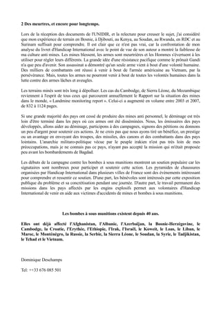 Antimines Sous Munitions