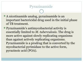 Antimycobacterials Drugs | PPT