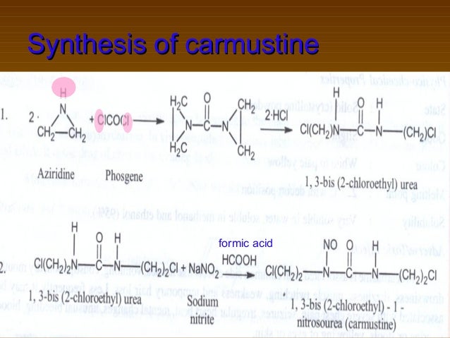 Image result for synthesis of carmustine