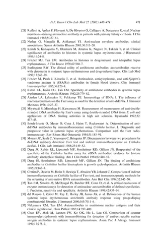 Antinuclear antobdy testing | PDF